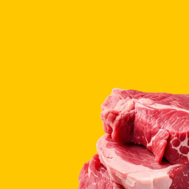 Желтый фон с мясом